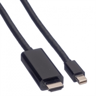 Cablu MYCON Mini Displayport la HDMI UHD 4K T-T 2m Negru, CON5796