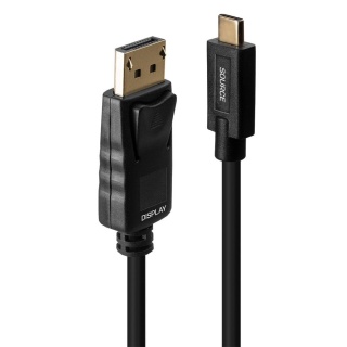 Cablu USB Type C la Displayport 4K60Hz cu HDR T-T 5m, Lindy L43305