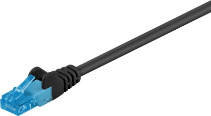 Cablu de retea UTP CAT 6A LSOH 30m Negru, Goobay G55415