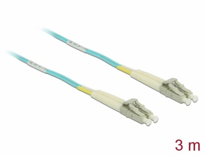 Cablu fibra optica LC- LC Multi-mode OM3 3m, Delock 86560
