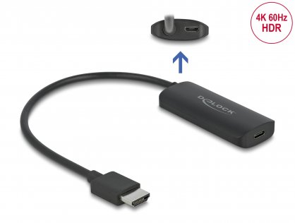 Adaptor HDMI la USB type C (DP Alt Mode) T-M 4K60Hz, Delock 63251