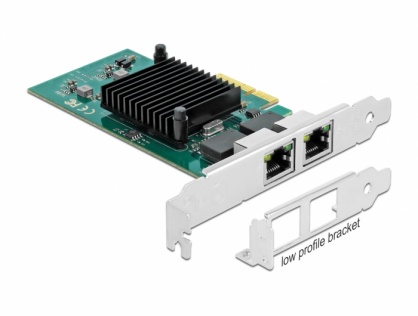 Placa PCI Express la 2 x Gigabit LAN Intel 82576, Delock 89021