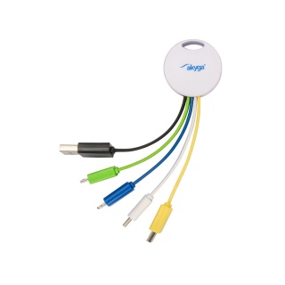 Cablu de incarcare USB-A la Lightning/USB type C/micro USB/mini USB, AK-AD-51