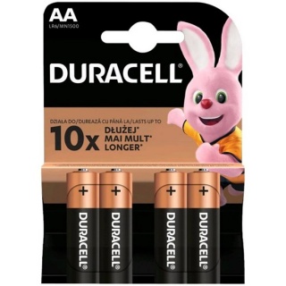 Set Baterii Duracell 4 bucati AA Basic LR6