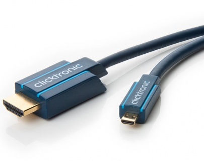 Cablu HDMI la micro HDMI-D T-T 5m, Clicktronic CLICK70330