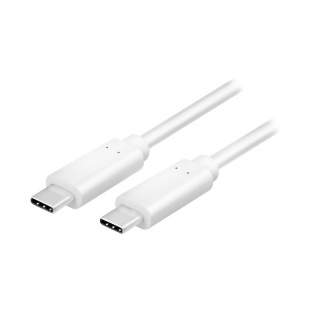 Cablu USB 3.2 type C la USB type C T-T 1m Alb, Logilink CU0131
