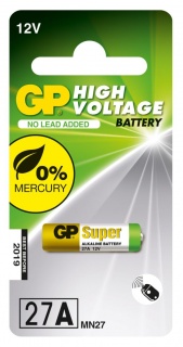 Baterie Super Alcalina 27A / 12V, GP Batteries
