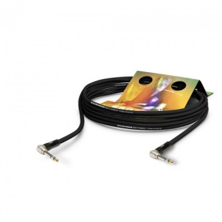 Cablu audio jack stereo 6.35mm unghi 90 grade 15m, HICON SG3P-1500-SW