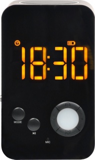 Boxa portabila bluetooth + functie de ceas + radio FM + slot micro SD, Spacer SP-DY-38 