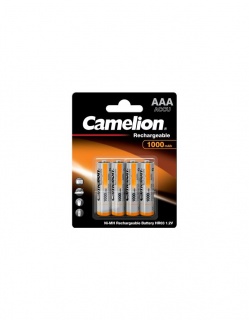 Blister 4 buc acumulatori AAA Ni-MH 1000mAh, Camelion