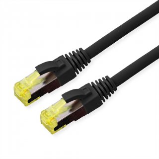 Cablu de retea RJ45 exterior S/FTP cat.6A TPE LSOH 2m Negru, Roline 21.15.0752
