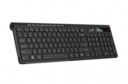 Tastatura wireless multimedia Negru, Genius SlimStar 7230