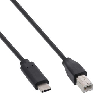 Cablu USB 2.0 type C la USB-B T-T 1m, InLine IL35761