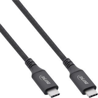 Cablu USB 4 Gen 3x2 type C la type C 100W 1m, Inline IL35901A
