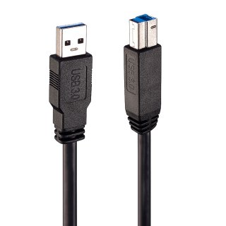Cablu USB 3.0 tip A la tip B activ T-T negru 10m, Lindy L43098