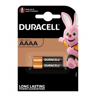 Set 2 buc baterie alcalina AAAA 25A, Duracell