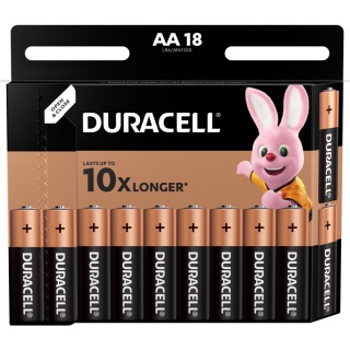 Set 18 buc baterie alcalina AA/LR6, Duracell