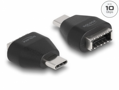 Adaptor USB type C la USB 3.2 Key A T-M, Delock 66058