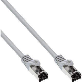 Cablu de retea RJ45 S/FTP PiMF Cat.8.1 LSOH 2m Gri, InLine IL78802