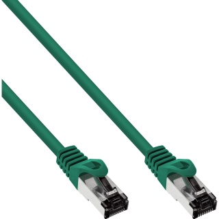 Cablu de retea RJ45 S/FTP PiMF Cat.8.1 LSOH 0.25m Verde, InLine IL78822G