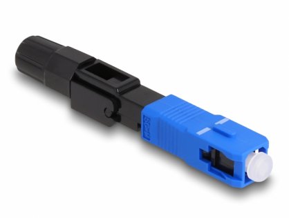 Conector rapid fibra optica SC Simplex UPC Single Mode field-assembly, Delock 87990