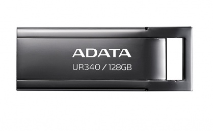 Stick USB 3.2 UR340 metalic 128GB, A-DATA AROY-UR340-128GBK