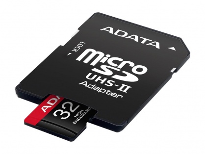 Card de memorie micro SDHC High Endurance 32Gb clasa 10 UHS-I U3 + adaptor SD, ADATA AUSDH32GUI3V30SHA2-RA1