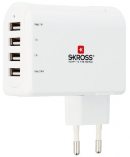 Incarcator priza 4 x USB 4.8A, Skross 2.800101