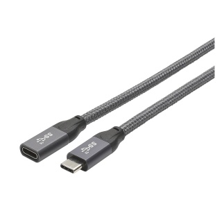 Cablu prelungitor USB 3.2 Gen2 Type C T-M brodat 0.5m, Hicon HI-U3CF-0050