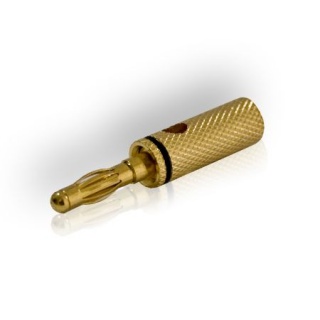 Conector banana aurit, WTY0203