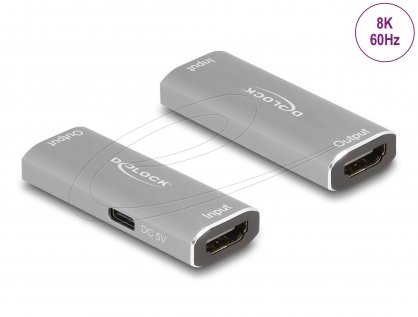 Repeater HDMI 8K60Hz/4K144Hz max. 20m, Delock 11506