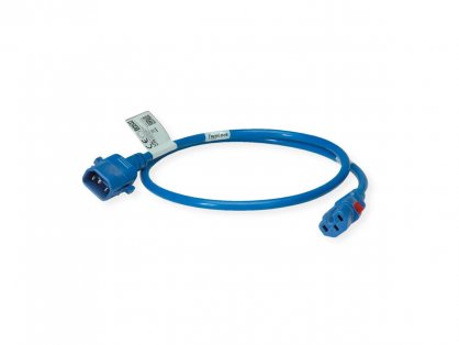 Cablu de alimentare TwyLock C14 - C15 10A Albastru 1m, Bachmann BRN0523