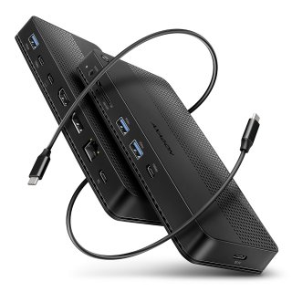 Docking station USB4 type C la HDMI/Displayport 8K60Hz + 3 x USB-A + 2 x USB-C + Gigabit PD 100W, Axagon HMC-U4