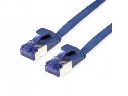 Cablu de retea RJ45 extra flat FTP cat.6A 1.5m Albastru, Value 21.99.2154