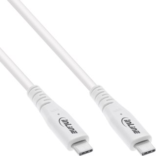 Cablu USB 4 type C 240W/8K60Hz T-T 1m Alb, InLine IL35901W