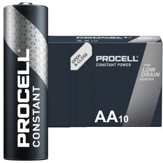 Set 10 buc baterie alkaline AA LR6, Procell Constant