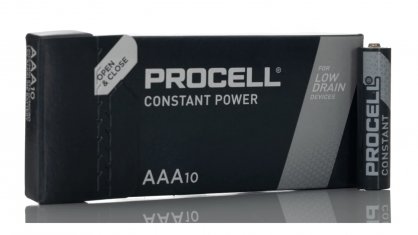 Set 10 buc baterie alcalina AAA LR3, Procell Constant