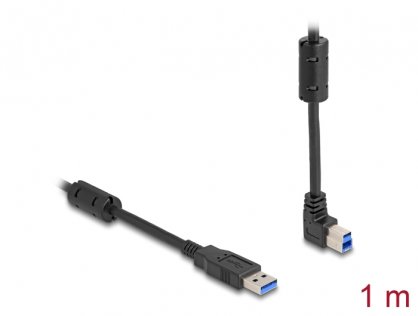 Cablu USB 3.0-A la USB-B drept/unghi sus 1m, Delock 81104