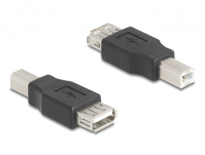 Adaptor USB-B 2.0 la USB-A T-M, Delock 67199