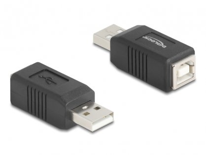 Adaptor USB-B 2.0 la USB-A M-T, Delock 67202