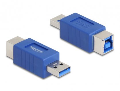 Adaptor USB-B 3.0 la USB-A M-T (crossed), Delock 67217