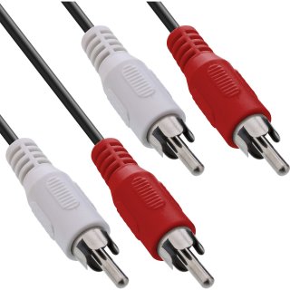 Cablu audio 2 x RCA la 2 x RCA T-T 15m, InLine IL89931A