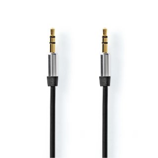 Cablu audio jack 2.5mm la jack 3.5mm T-T 1m, Nedis CAGL21250BK10