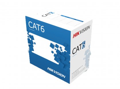 Rola cablu de retea RJ45 305m UTP cat.6 Alb, Hikvision DS-1LN6-UE-W