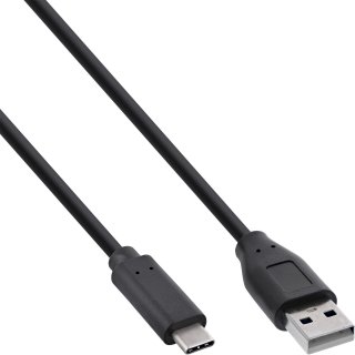 Cablu USB-A 2.0 la USB type C T-T 5m Negru, InLine IL35735