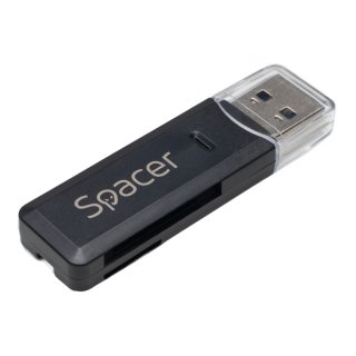 Cititor de carduri USB-A 3.2 pentru SD/micro SD, Spacer SPCR-USB3-02