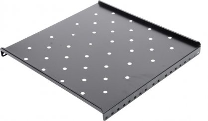 Raft fix 1U pentru rack 19" adancime 475mm, Spacer SPSF-1U475-BK-03