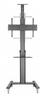 Suport podea aluminiu pentru TV 37" - 70" Negru, Gembird TVS-70T-02