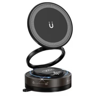 Suport cu ventuza pentru smartphone montare cu magnet Negru, XO C177