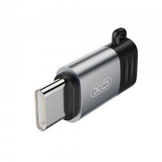 Adaptor audio Lightning la USB type C 27W pentru breloc M-T Negru, XO NB263A